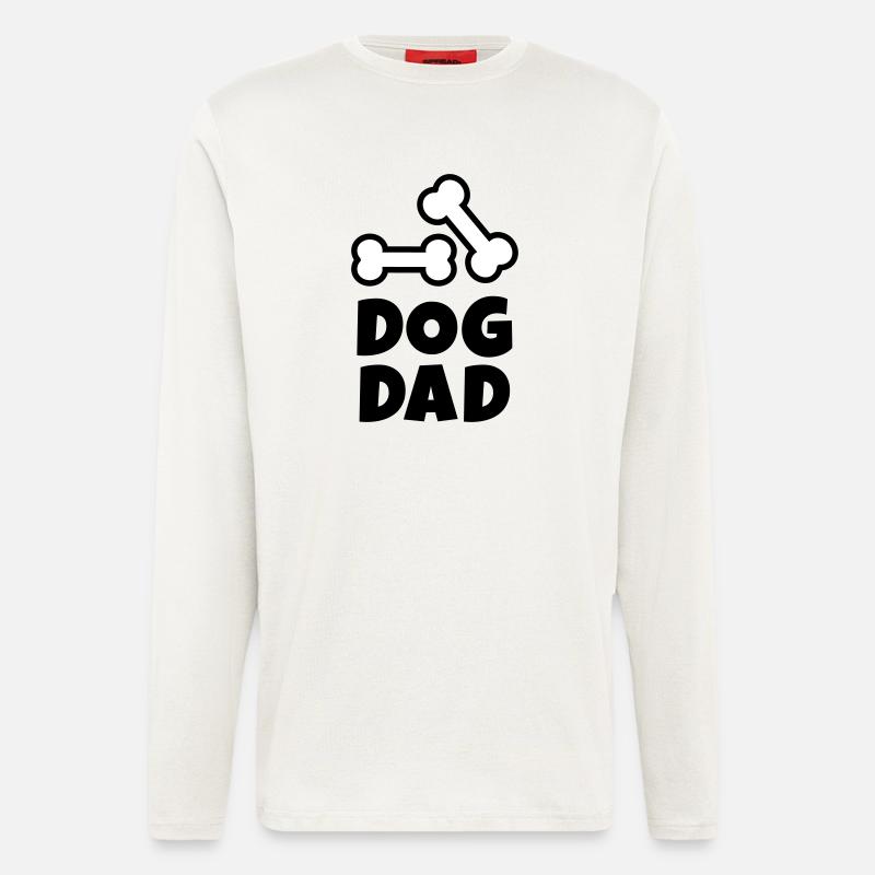 Dog Dad - Langarmshirt - made by SPREAD  - OFF WHITE