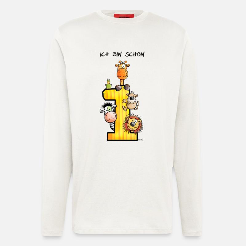 Ich bin schon Eins - Langarmshirt - made by SPREAD  - OFF WHITE
