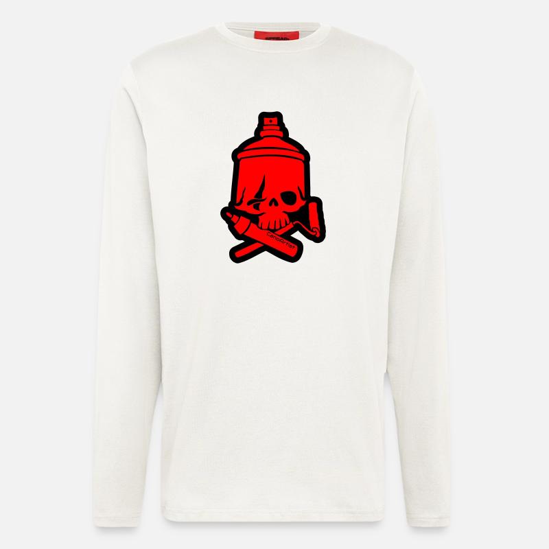 SkullCan Cano - Langarmshirt - made by SPREAD - OFF WHITE