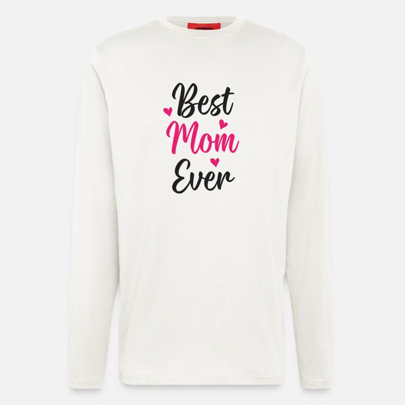 Beste Mutter aller Zeiten - Langarmshirt - made by SPREAD  - OFF WHITE