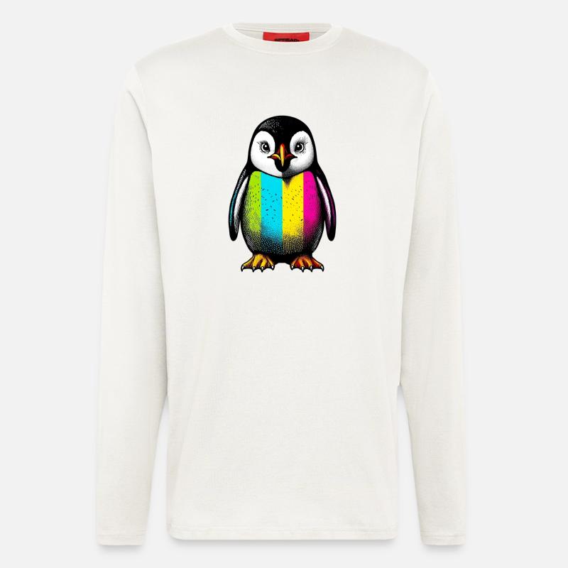 Penguin - Longsleeve - made by SPREAD  - OFF WHITE