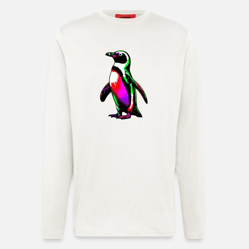 Pinguin - Langarmshirt - made by SPREAD  - OFF WHITE