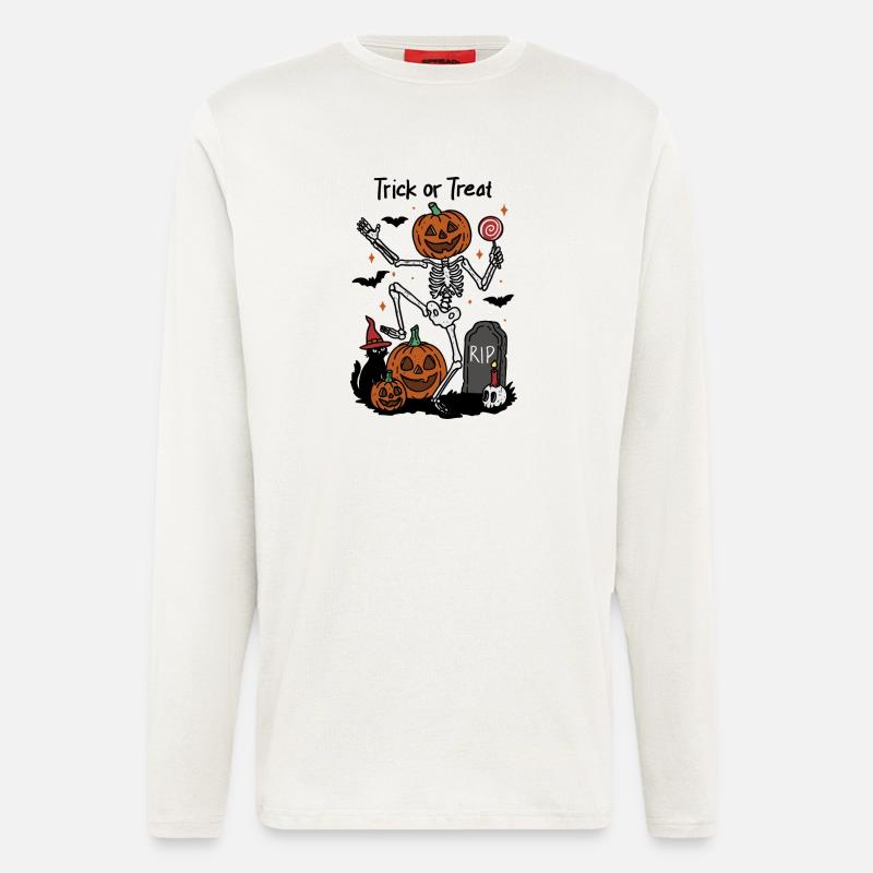 Süßes oder Saures Tanzen - Langarmshirt - made by SPREAD  - OFF WHITE