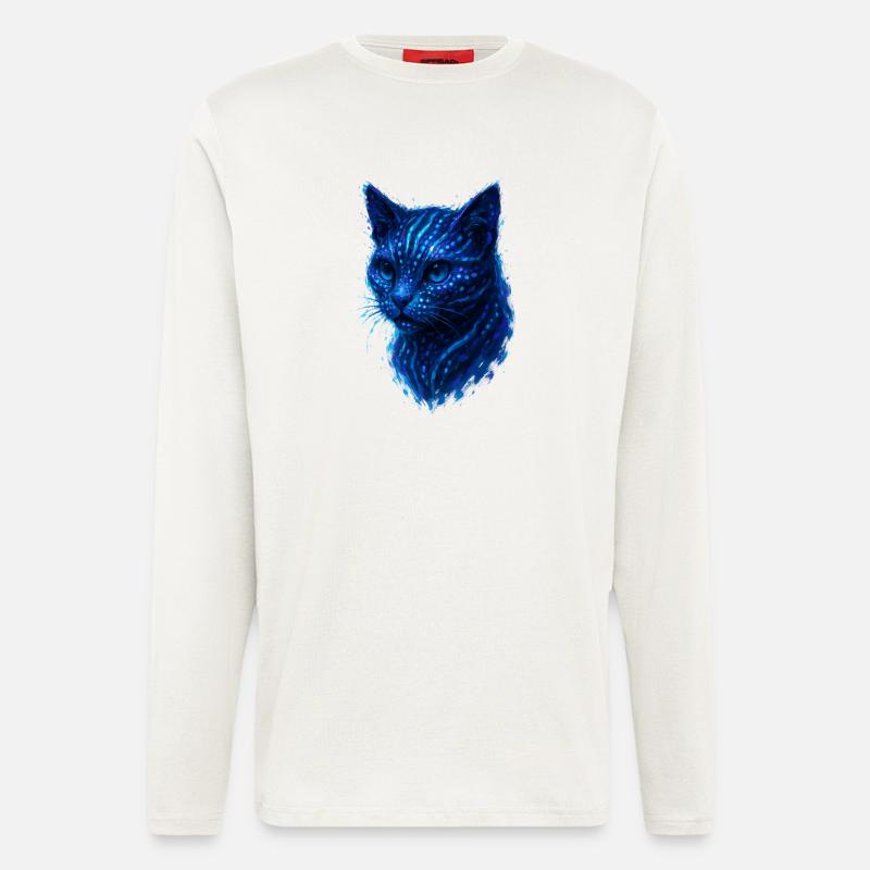 Chat Cyber Bioluminescent Neon - Longsleeve - made by SPREAD  - OFF WHITE