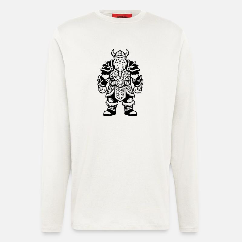 Dwarf with armor - Longsleeve - made by SPREAD  - OFF WHITE