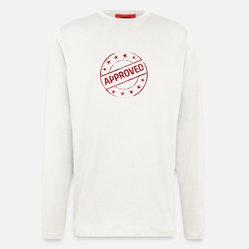 Approved / Geprüft - Langarmshirt - made by SPREAD  - OFF WHITE