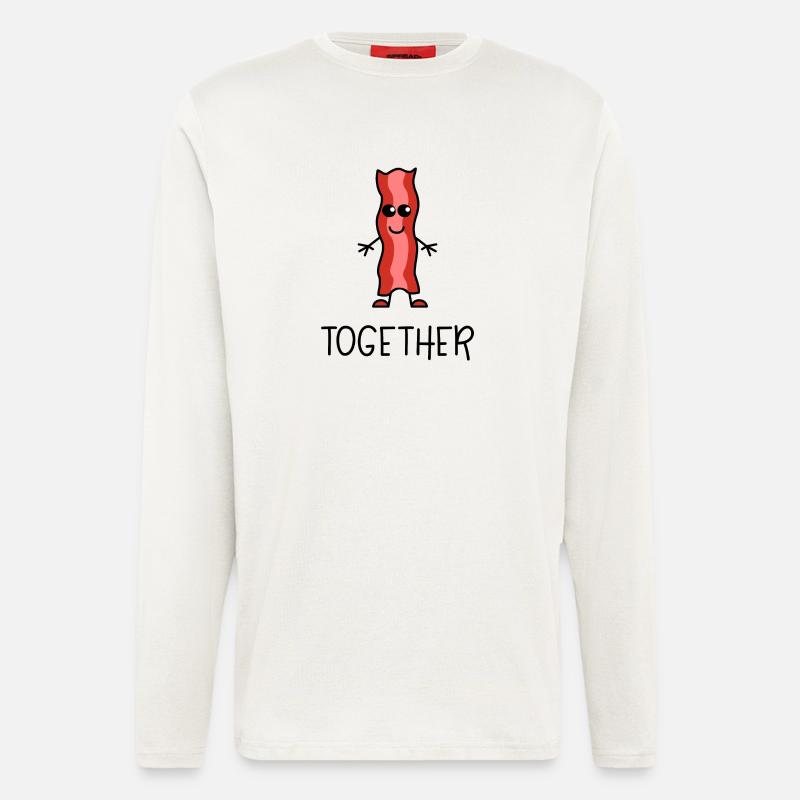 Better Together Partnerlook (Part2) Speck - Langarmshirt - made by SPREAD  - OFF WHITE