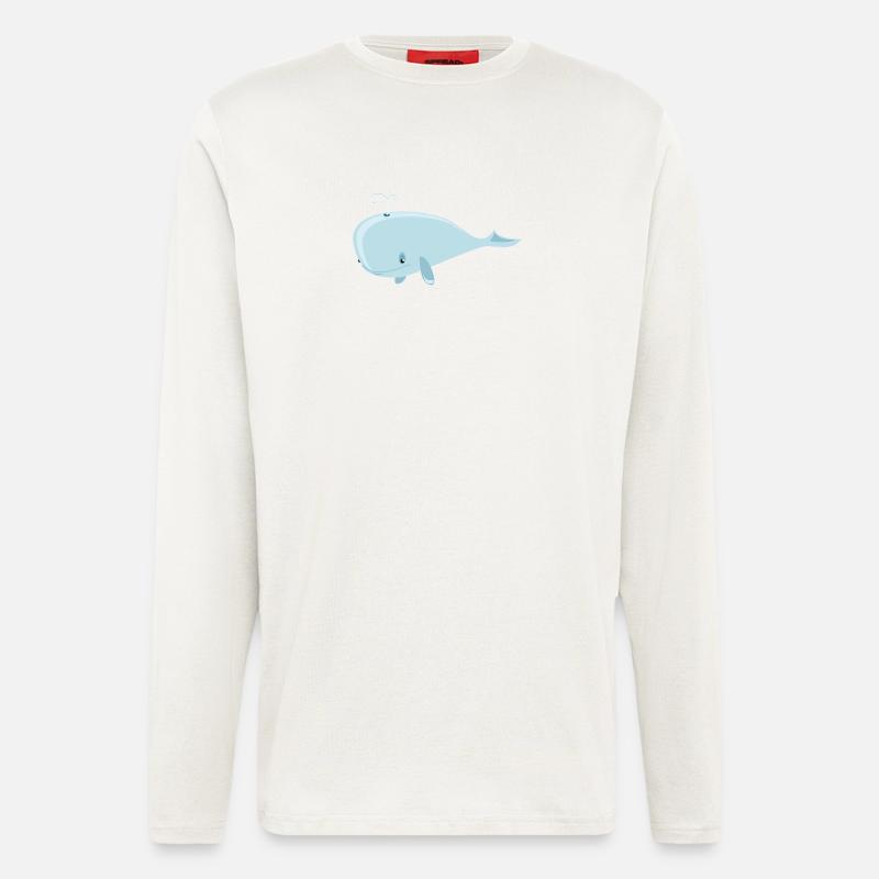 Wal - Langarmshirt - made by SPREAD  - OFF WHITE
