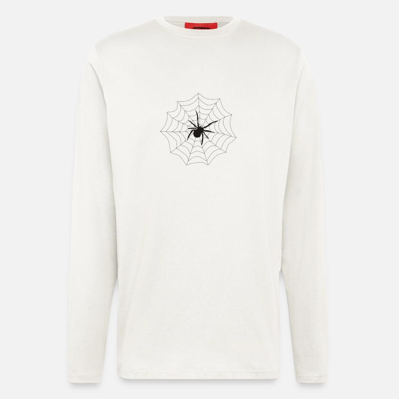 Spinne Netz - Langarmshirt - made by SPREAD  - OFF WHITE