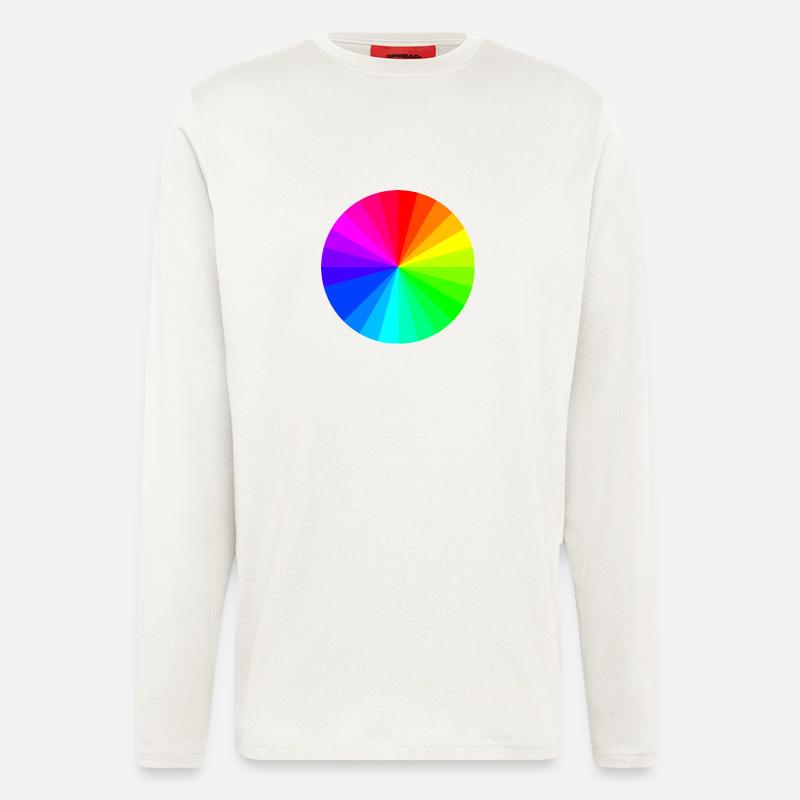 Farbkreis - Langarmshirt - made by SPREAD  - OFF WHITE