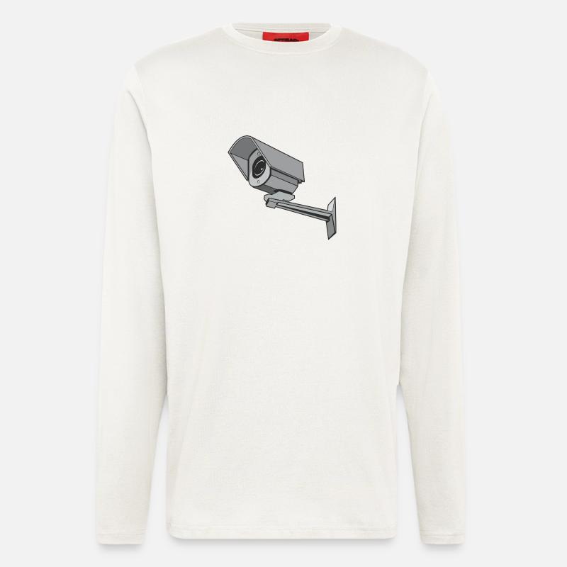 Security Camera - Longsleeve - made by SPREAD  - OFF WHITE
