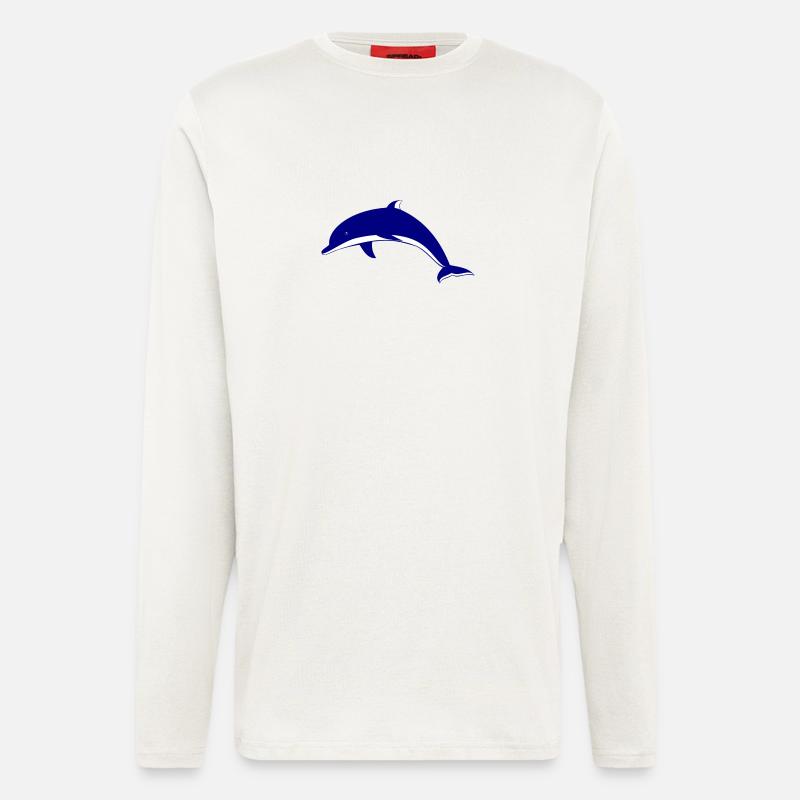 Delfin - Langarmshirt - made by SPREAD  - OFF WHITE