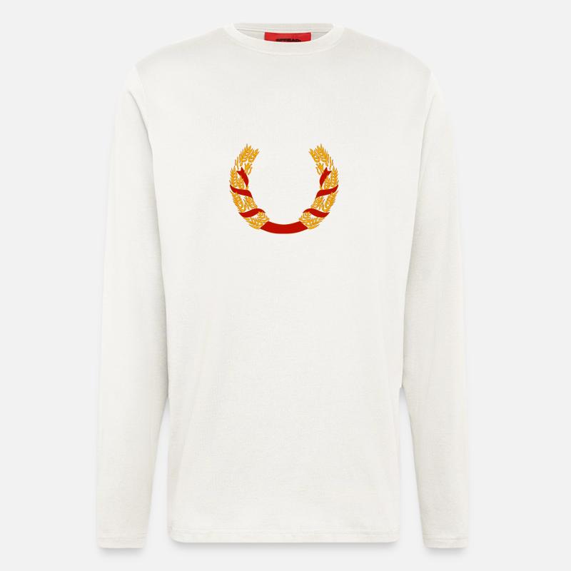 Weizen Kranz - Langarmshirt - made by SPREAD  - OFF WHITE