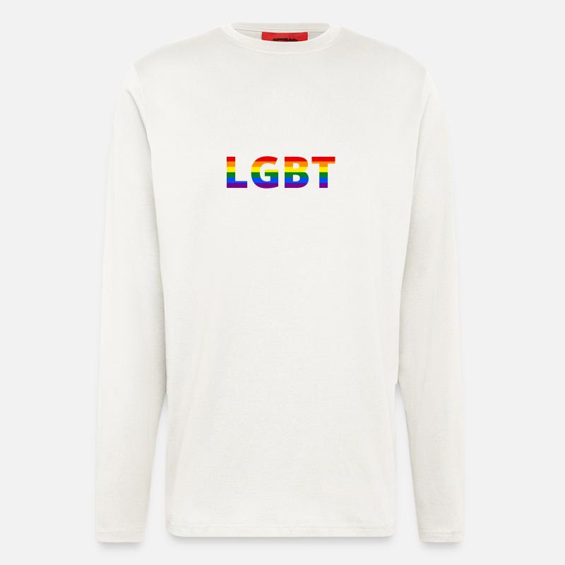 LGBT-REGENBOGEN - Langarmshirt - made by SPREAD  - OFF WHITE