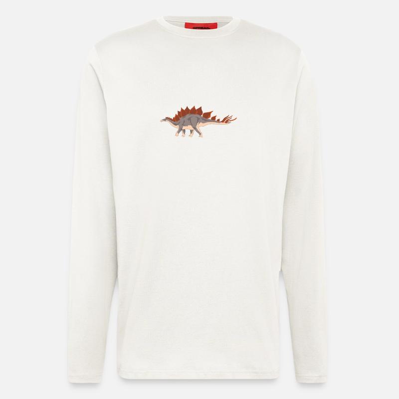 Dinosaur - Longsleeve - made by SPREAD  - OFF WHITE