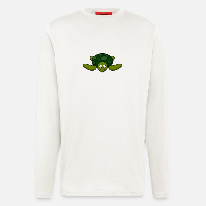 turtle - Longsleeve - made by SPREAD  - OFF WHITE