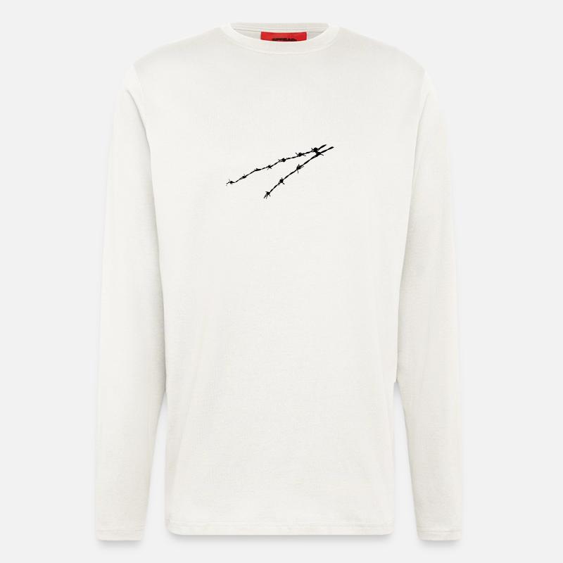 Stacheldraht - Langarmshirt - made by SPREAD  - OFF WHITE