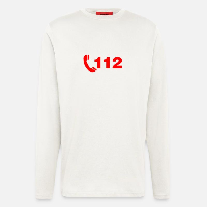 Feuer 112 - Langarmshirt - made by SPREAD  - OFF WHITE