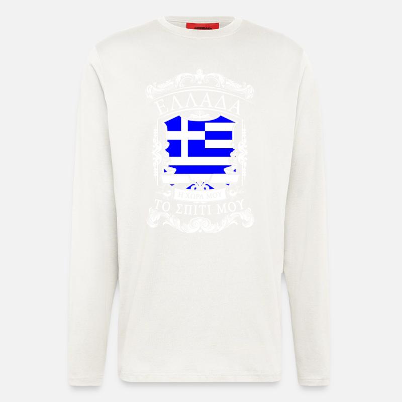 Greece - Griechenland - Langarmshirt - made by SPREAD - OFF WHITE