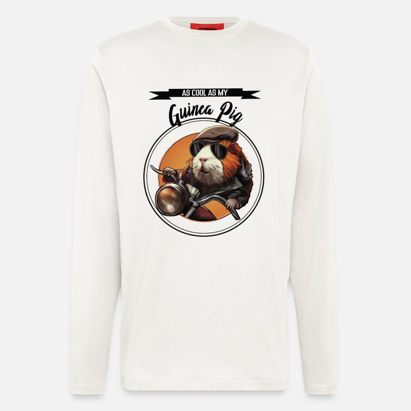 Cool guinea pig – statement design - Longsleeve - made by SPREAD  - OFF WHITE