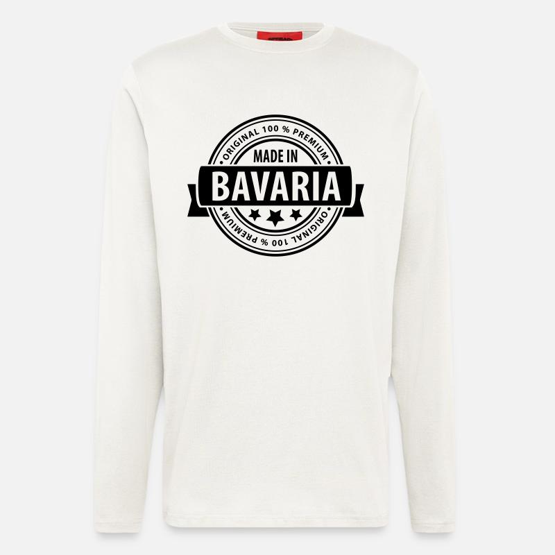 Made in Bavaria / Bayern - Langarmshirt - made by SPREAD - OFF WHITE