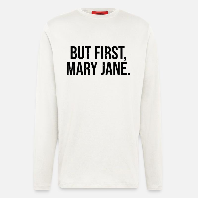 Mais First Mary Jane - Manches longues bio décontracté fabriqué en UE - OFF WHITE