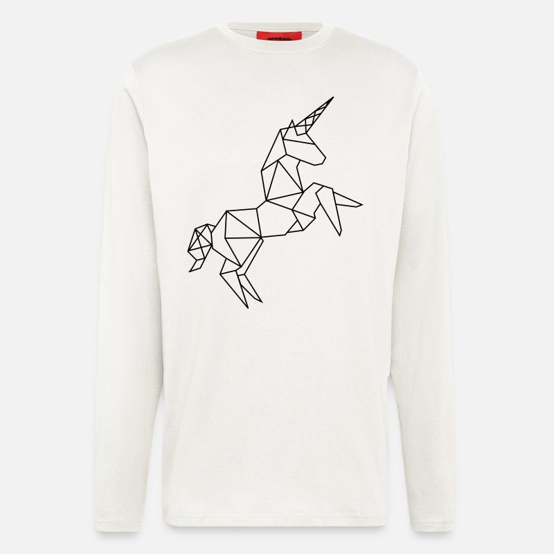 Einhorn Grafik - Langarmshirt - made by SPREAD  - OFF WHITE