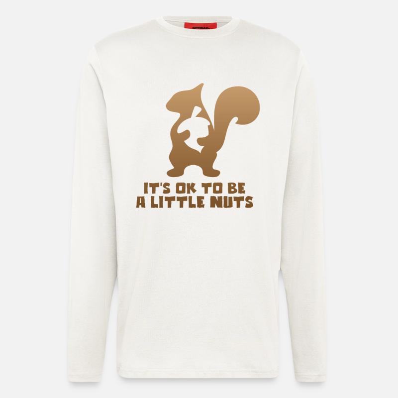 Eichhörnchen - Langarmshirt - made by SPREAD  - OFF WHITE