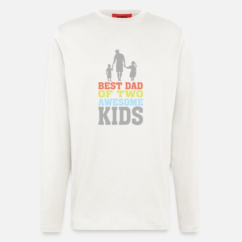 Best Dad - Langarmshirt - made by SPREAD  - OFF WHITE