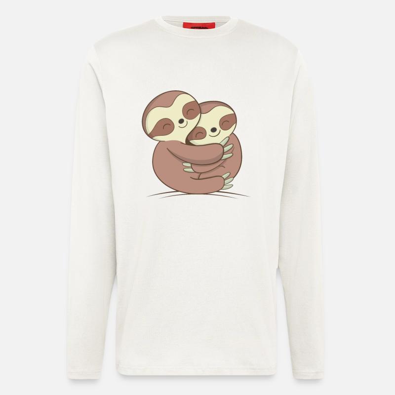 Sloth Design - Longsleeve - made by SPREAD  - OFF WHITE