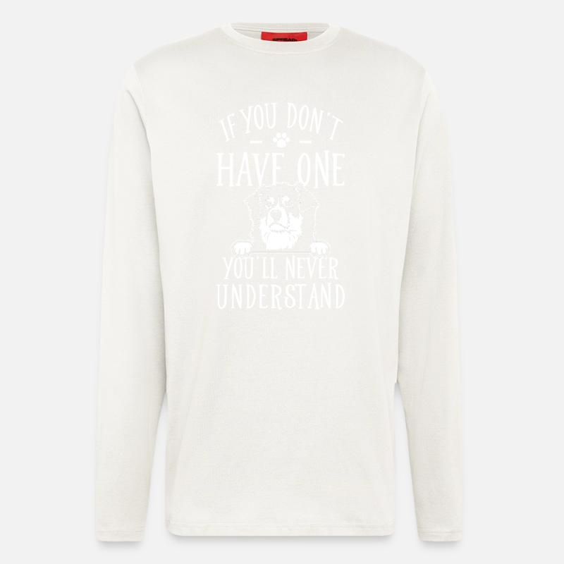 Australian Shepherd gift saying - Longsleeve - made by SPREAD  - OFF WHITE