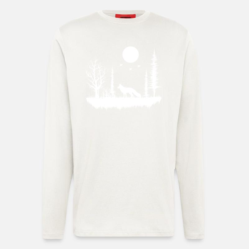 Forest Nature Wilderness - Longsleeve - made by SPREAD  - OFF WHITE