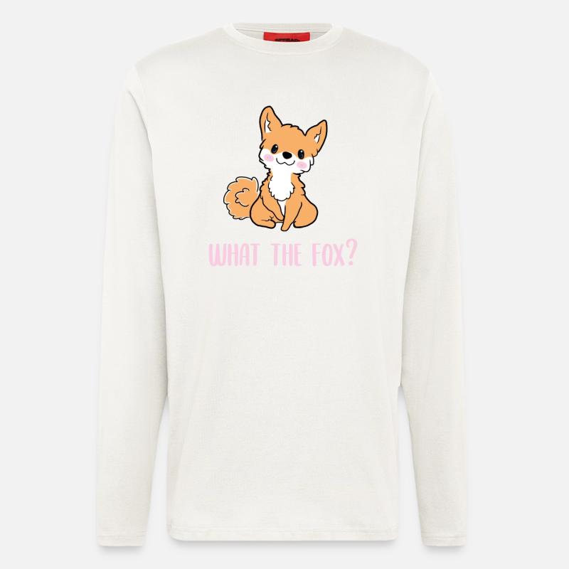 What the fox - Langarmshirt - made by SPREAD  - OFF WHITE