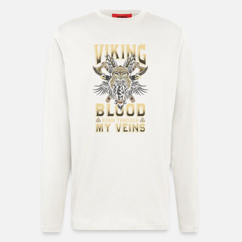 Wikinger - Langarmshirt - made by SPREAD - OFF WHITE