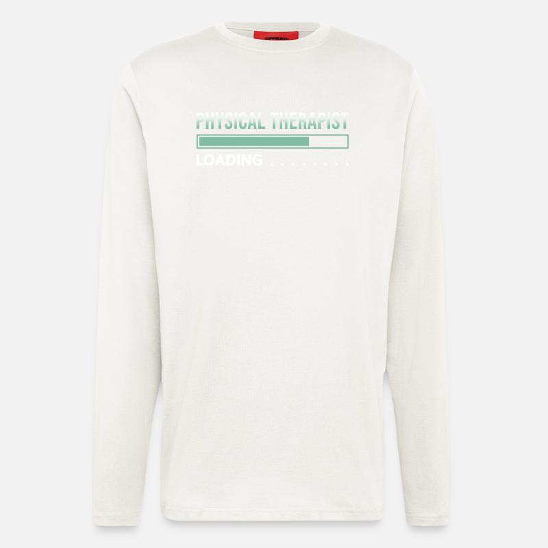 Physiotherapist Loading - Longsleeve - made by SPREAD  - OFF WHITE