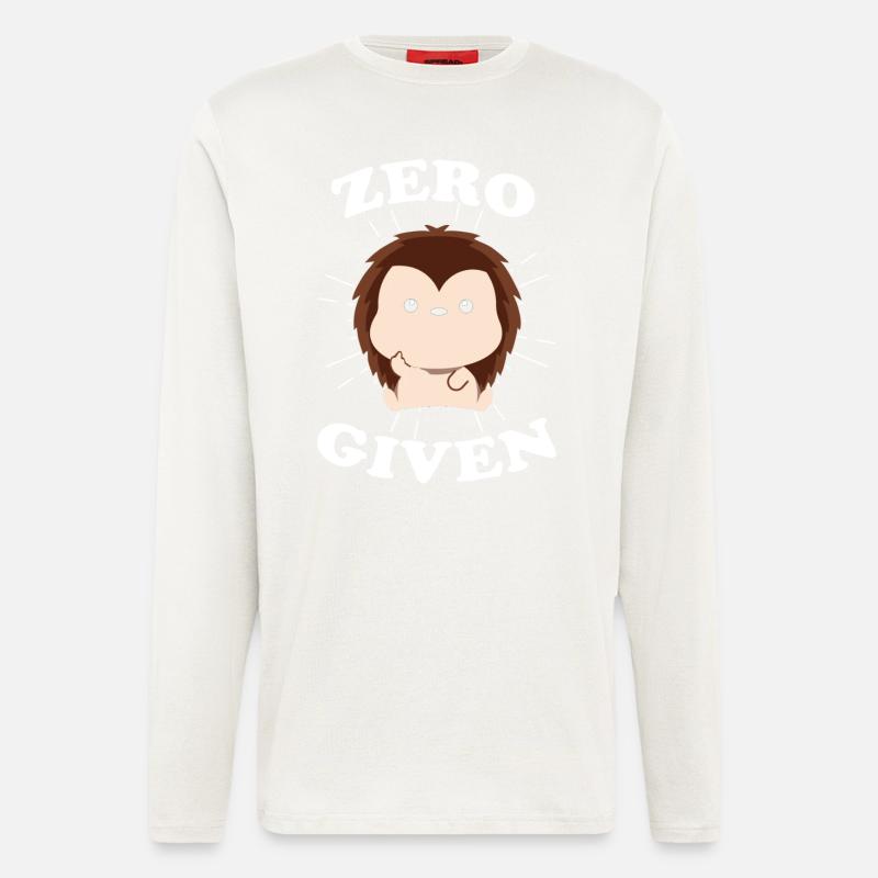 Igel Mittelfinger - Langarmshirt - made by SPREAD  - OFF WHITE