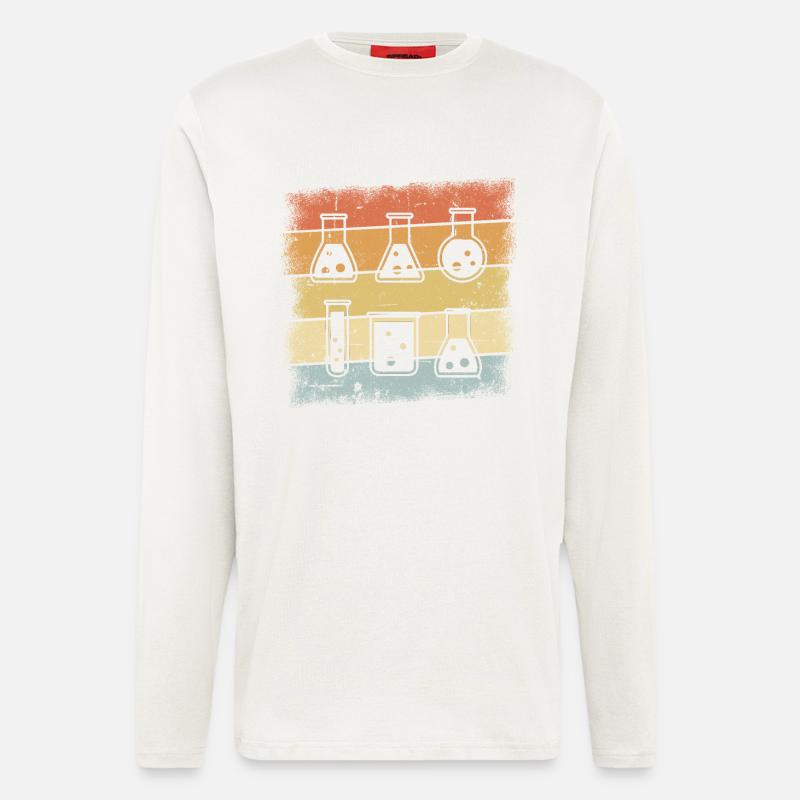 Chemiker Geschenk - Langarmshirt - made by SPREAD  - OFF WHITE
