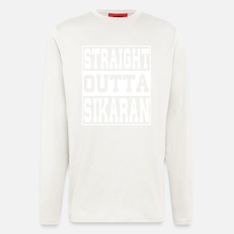 Sikaran saying funny - Longsleeve - made by SPREAD  - OFF WHITE