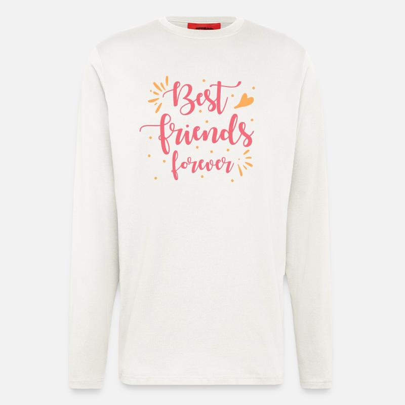 Best Friend forever - Langarmshirt - made by SPREAD - OFF WHITE