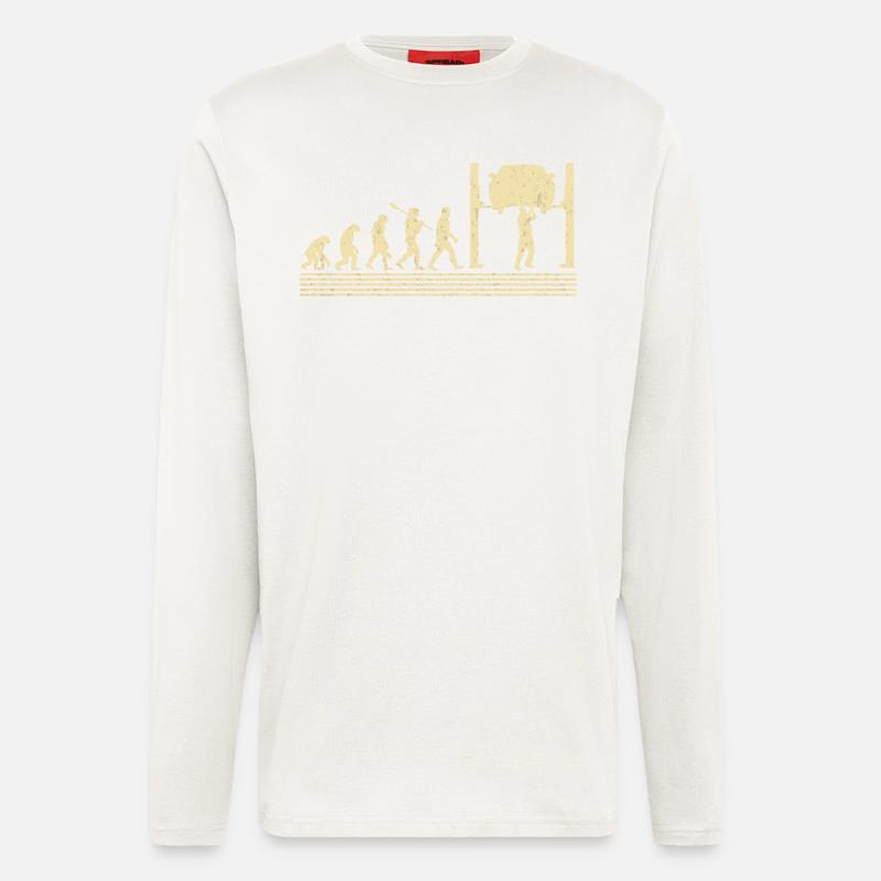 Automechanische Evolution - Langarmshirt - made by SPREAD  - OFF WHITE