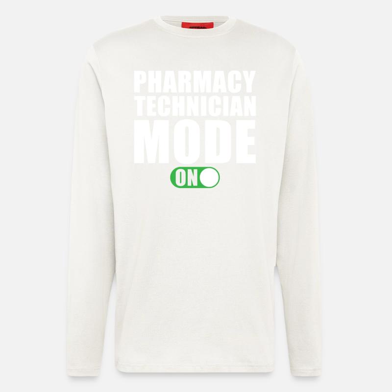 Pharmazeutisch technischer Modus An - Langarmshirt - made by SPREAD - OFF WHITE