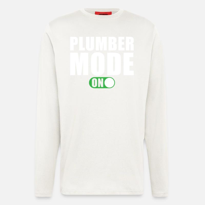 Plumbing Mode On - Longsleeve - made by SPREAD  - OFF WHITE
