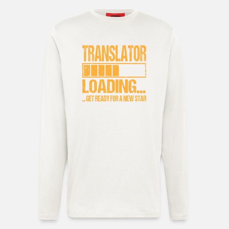 Übersetzer loading Übersetzer Ausbildung - Langarmshirt - made by SPREAD  - OFF WHITE