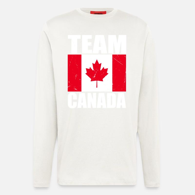 Team Canada Soccer - Longsleeve - made by SPREAD  - OFF WHITE