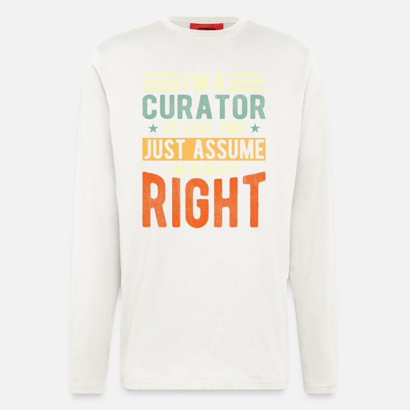 Curator - Longsleeve - made by SPREAD  - OFF WHITE