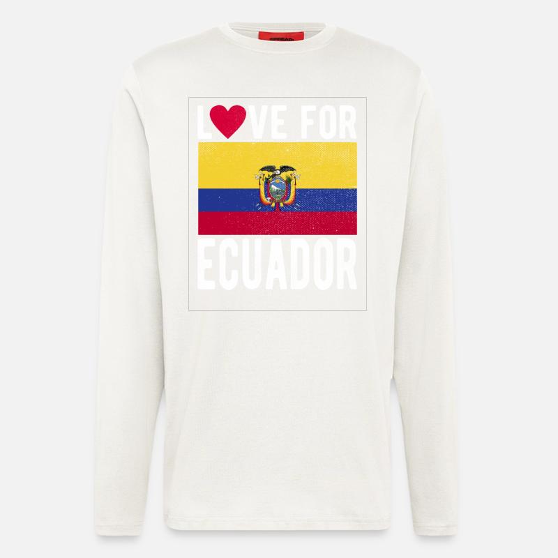 Ecuador Souvenir - Langarmshirt - made by SPREAD  - OFF WHITE
