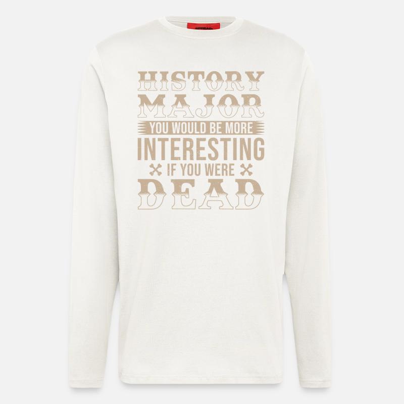 Geschichte Abschluss - Langarmshirt - made by SPREAD  - OFF WHITE