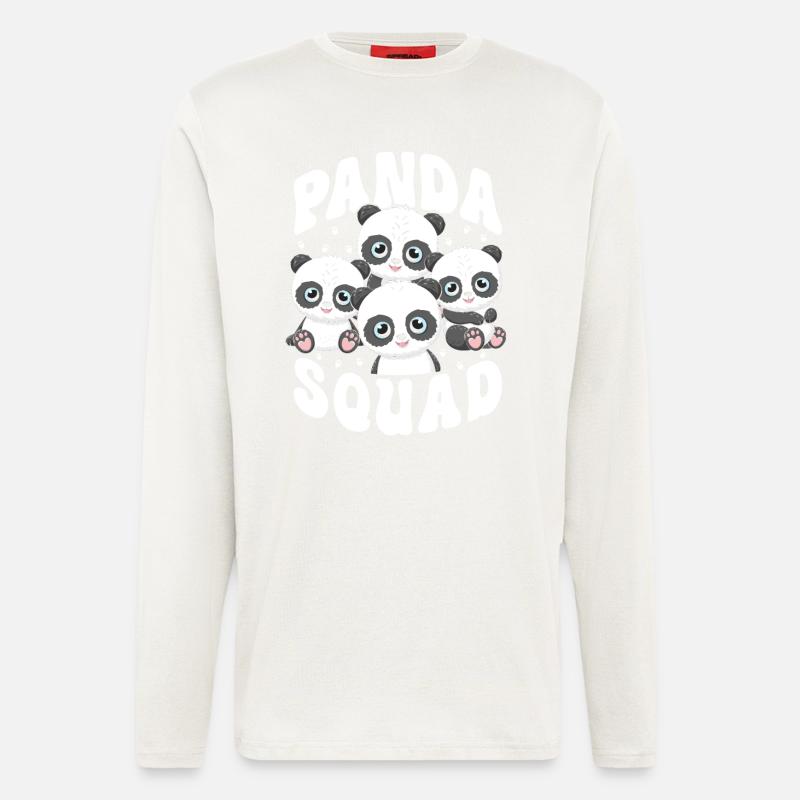Panda Squad - Longsleeve - made by SPREAD  - OFF WHITE