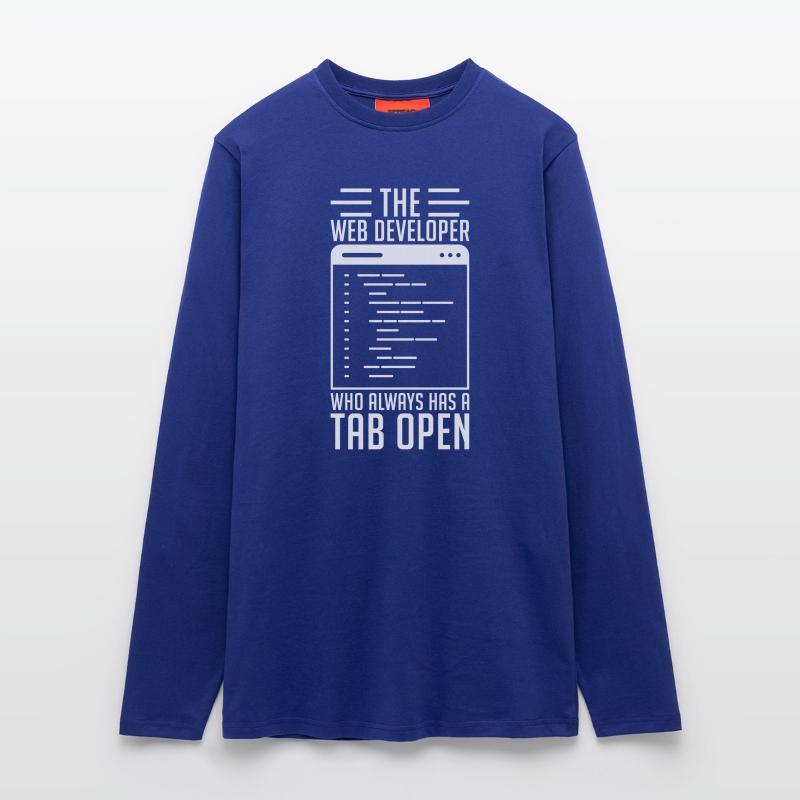 Web Developer Tab Always Open Longsleeve - made by SPREAD 