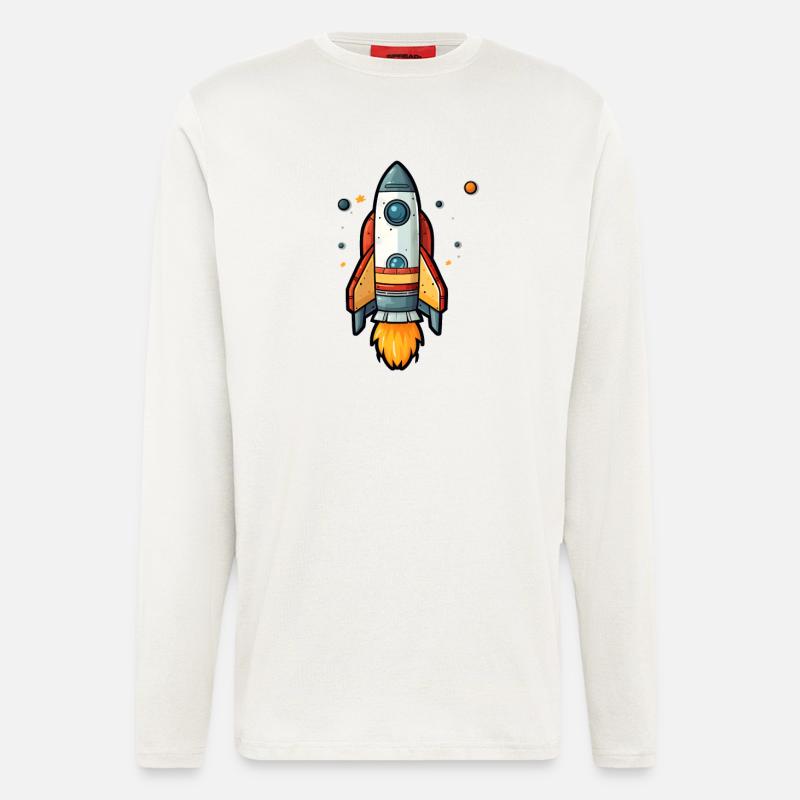 Rakete - Langarmshirt - made by SPREAD  - OFF WHITE